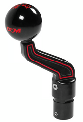 B&M 81173 Billet Extended Transfer Case Handle & Shift Knob for 18-24 Jeep Wrangler JL & 20-24 Gladiator JT