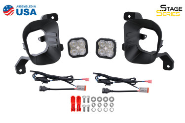 Diode Dynamics DD7084 SS3 SAE/DOT Sport Type Fog Light Kit White for 13-24 RAM 1500 Classic