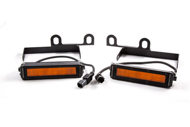 Diode Dynamics DD6019 6" Classic LED Lightbar Kit Amber SAE Fog/Wide for 13-18 RAM 1500 Sport/Express Bumper.