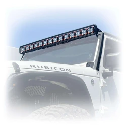 Turn Offroad LB5-JK Baja Windshield Light Mount for 07-18 Jeep Wrangler JK