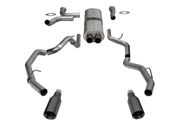 CORSA 21389GNM 3" Sport Cat-Back Gunmetal PVD Tips for 25-26 RAM RHO 3.0L Hurricane