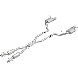 BRExhaust 106-0768 Direct Fit Exhaust System Kit for 11-25 Durango 3.6L & 5.7L HEMI
