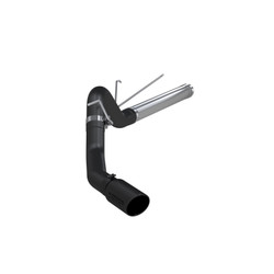MBRP S6130BLK ARMOR BLK Tour Profile Filter Back Exhaust with Tip for 07-12 Dodge & RAM 2500/3500 6.7L Cummins