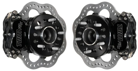 TBM Brakes 001-0304-X X-Series Medium Duty Front Drag Racing Brake Kit for 15-23 Challenger, Charger & 300 