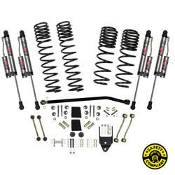 Skyjacker JL40RBKXLT 4" Dual Rate Long Travel Suspension Lift Kit with ADX 2.0 Remote Reservoir Shocks for 18-26 Jeep Wrangler Unlimited JL 2.0/3.6L Rubicon
