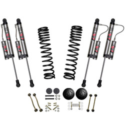 Skyjacker G250RKXLT 2.5" Front Coils 1" Rear Spacer Suspension Lift Kit with ADX 2.0 Remote Reservoir Shocks for 20-26 Jeep Gladiator JT 3.6L Rubicon