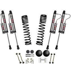 Skyjacker G250RKXLTD 2.5" Front Coils 1" Rear Spacer Suspension Lift Kit with ADX 2.0 Remote Reservoir Shocks for 20-26 Jeep Gladiator JT 3.0L EcoDiesel Rubicon