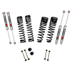 Skyjacker G251PMLT 2.5" Front 1" Rear Dual Rate Long Travel Coil Spring Lift Kit with M95 Monotube Shocks for 20-26 Jeep Gladiator JT 3.6L non-Rubicon
