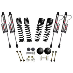 Skyjacker G251RKXLT 2.5" Front 1" Rear Dual Rate Long Travel Coil Spring Lift Kit with ADX 2.0 Remote Reservoir Shocks for 20-26 Jeep Gladiator JT 3.6L Rubicon