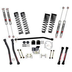 Skyjacker G452KMLTD 4.5" Front 3" Rear Dual Rate Long Travel Coil Spring Lift Kit with M95 Monotube Shocks for 20-26 Jeep Gladiator JT 3.0L EcoDiesel non-Rubicon