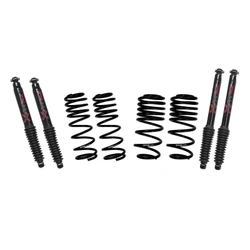 Skyjacker LOWJL025EPB LOWJacker Lowering Sport Coil Kit with Black MAX Shocks for 21-25 Jeep Wrangler JL 4xe non-Rubicon