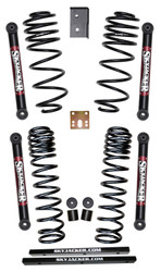 Skyjacker TJ251K 2.5" Dual Rate Long Travel Coil Spring Lift Kit with Standard Lower Control Arms without Shocks for 97-02 Jeep Wrangler TJ