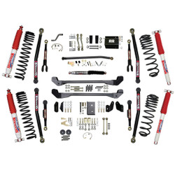 Skyjacker TJ60RR2LTK-H 6" Dual Rate Long Travel Rock Ready Series 2 Long Arm Lift Kit with Hydro 7000 Shocks for 97-06 Jeep Wrangler TJ