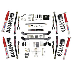 Skyjacker TJ60RR2LTK-N 6" Dual Rate Long Travel Rock Ready Series 2 Long Arm Lift Kit with Nitro 8000 Shocks for 97-06 Jeep Wrangler TJ