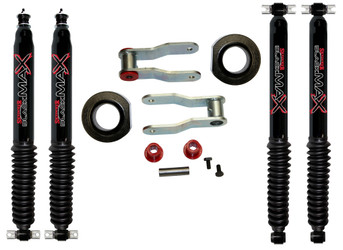 Skyjacker XJ20-B Value Lift Kit with Black MAX Shocks for 84-01 Jeep Cherokee XJ