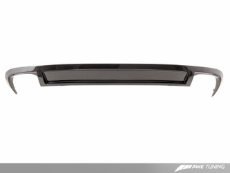 DISCONTINUED AWE Tuning B8.5 A4 Carbon Fiber Quad Tip Valance - Non S-Line