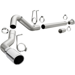 DISCONTINUED MagnaFlow 08-17 Ford F-250/F-350/F-450 6.4L/6.7L DPF-Back AL 4in Single Passenger Side Rear Exit - 18949