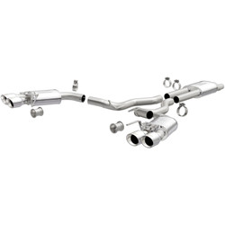 MagnaFlow SYS Cat-Back 2018 Ford Mustang GT 5.0L Street Dual Exit Polished 4in Tips - 19370