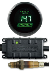 Innovate Motorsports 38730 DB Series Green Wideband Air/Fuel Ratio Gauge Kit Complete with LC-2