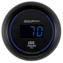 AutoMeter Cobalt Digital 52.4mm Black 0-100psi Oil Pressure Gauge - 6927