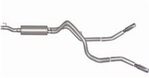 DISCONTINUED Gibson 2006-2008 Dodge Ram 5.7L Dual Extreme Split Side Cat-Back Exhaust 6550