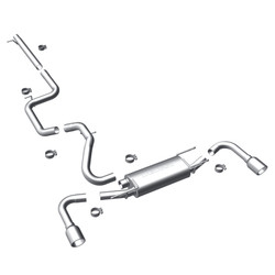 DISCONTINUED MagnaFlow 10-12 Mazda 3 Dual Split Rear Exit SS Cat-Back Performance Exhaust - 15497