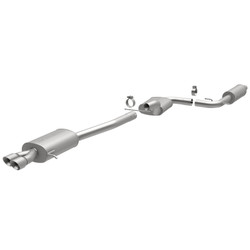 DISCONTINUED MagnaFlow 12-13 VW Jetta L5 2.5L Dual Rear Exit D/S Stainless Cat Back Perf Exhaust - 15163