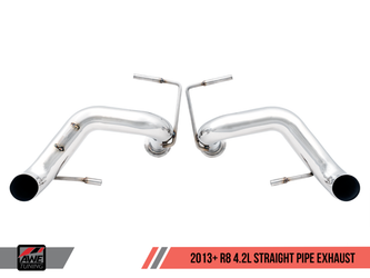 DISCONTINUED AWE Tuning Audi R8 4.2L Straight Pipe Exhaust (2014+)