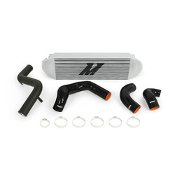 DISCONTINUED Mishimoto 2013+ Ford Focus ST Silver Intercooler w/ Black Pipes - MMINT-FOST-13KBSL