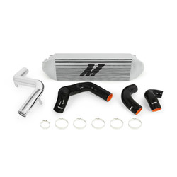 DISCONTINUED Mishimoto 2013+ Ford Focus ST Silver Intercooler w/ Polished Pipes - MMINT-FOST-13KPSL