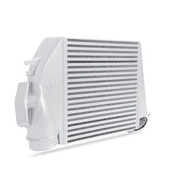 DISCONTINUED Mishimoto 08-14 Subaru WRX Top-Mount Intercooler Kit - Powder Coated Silver & Red Hoses - MMTMIC-WRX-08SLRD