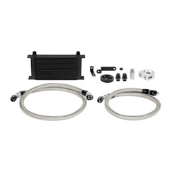DISCONTINUED Mishimoto 08-14 Subaru WRX Oil Cooler Kit - Black - MMOC-WRX-08BK