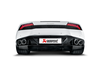 DISCONTINUED Akrapovic 16-16 Lamborghini Huracan LP 580-2 Coupe/Spyder Slip-On Line (Titanium) w/ Carbon Tips