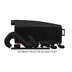 DISCONTINUED Mishimoto Subaru 02-07 WRX/04-07 STi Top-Mount Intercooler Kit - Powder Coated Black & Black Hoses - MMTMIC-WRX-01BKBK