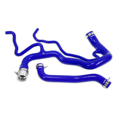 DISCONTINUED Mishimoto 11+ Chevrolet Duramax 6.6L Blue Silicone Coolant Hose Kit - MMHOSE-DMAX-11BL