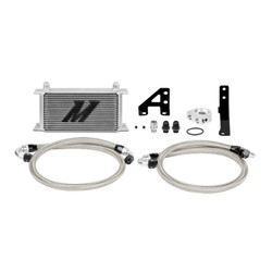 DISCONTINUED Mishimoto 15 Subaru STI Oil Cooler Kit - Silver - MMOC-STI-15
