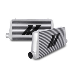 Mishimoto Universal Silver R Line Intercooler Overall Size: 31x12x4 Core Size: 24x12x4 Inlet / Outlet - MMINT-UR