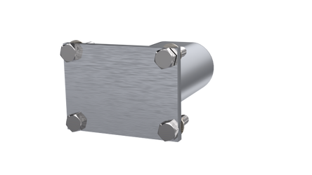 QTP 10338 3" Weld-On QTEC Low Profile Connection Oval Tube Kit