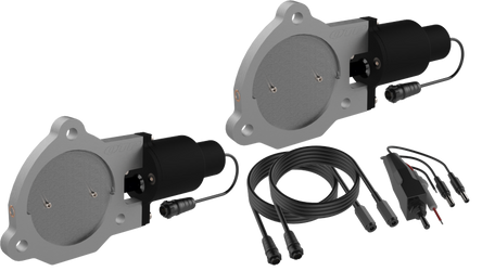 QTP QTEC70 3-1/2" Bolt-On QTEC Dual Electric Cutout Valves 