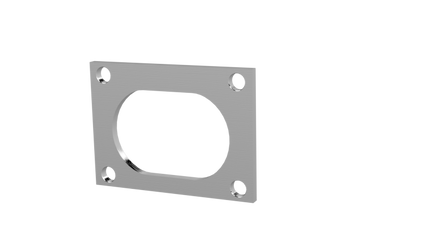 QTP 10338F Weld-On QTEC Low Profile 4 Bolt Flange