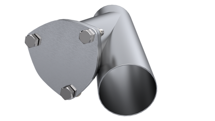 QTP 10300 3" Weld-On QTEC Exhaust Cutout Y-Pipe