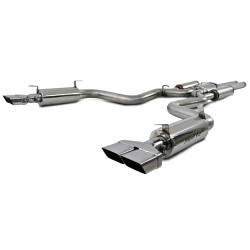 MBRP S7110304 ARMOR Pro Street Profile Quad Rear Exit Cat-Back Exhaust for 08-14 Challenger SRT8 6.1L & 6.4L 392 HEMI