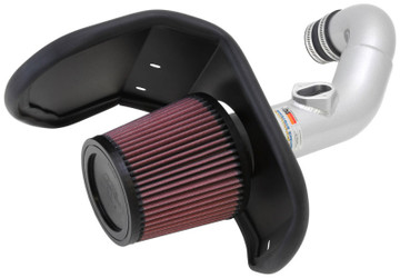 K&N 12 Chevy Sonic 1.4L Silver Typhoon Performance Intake - 69-4524TS