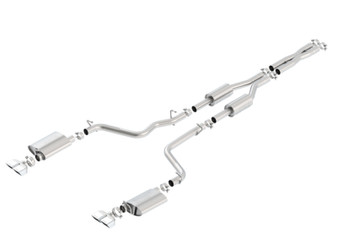 BORLA 140707 Cat-Back Exhaust System S-Type for 09-14 Challenger R/T