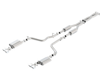 BORLA 140708 Cat-Back Exhaust ATAK for 09-14 Challenger R/T 5.7L VVT HEMI