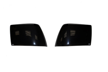 AVS 15-18 Dodge Challenger Tail Shades Tail Light Covers - Smoke - 31604
