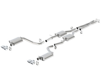 BORLA 140628 Cat-Back Exhaust System ATAK for 15-23 Challenger R/T without MDS