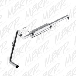 MBRP S5104P ARMOR LITE Street Profile Single Side Exit Aluminized 3" Cat-Back Exhaust for 04-05 Dodge Ram 1500 RC/QC SB 4.7L & 5.7L HEMI