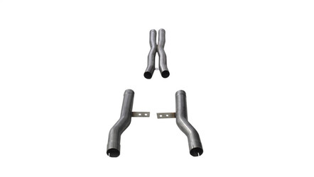 CORSA Performance 2.75" Res-Delete X-Pipe for 15-Current Charger 6.2/6.4L - 21023