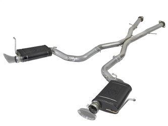 aFe Power MACH Force-Xp 3" 304 Stainless Steel Cat-Back Exhaust System with Mufflers for 12-Current Jeep Grand Cherokee SRT8, SRT 6.4L & Trackhawk 6.2L - 49-38058